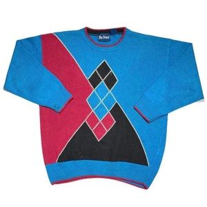 Vintage Par Four brand retro pattern sweater